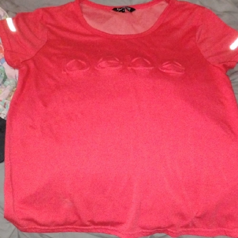 Bebe Pink Boxy Short Sleeve Tee